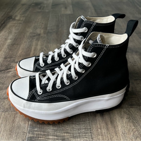 Converse Shoes - Converse Run Star Hike Shoes Women’s 8.5 Platform Hi Top Chuck Taylor Black
